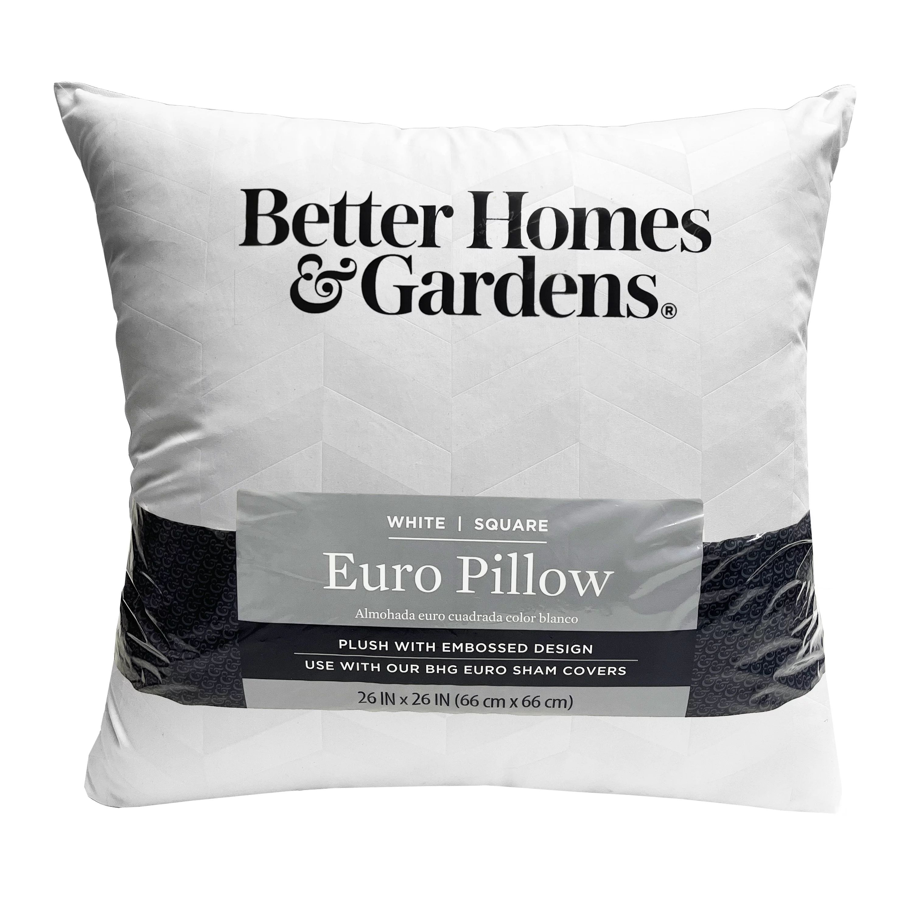 (2 pack) Better Homes and Gardens Euro Pillow - Walmart.com | Walmart (US)