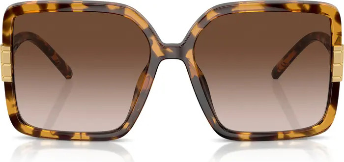 57mm Gradient Square Sunglasses | Nordstrom