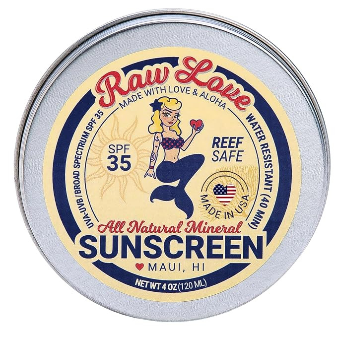 Raw Love Reef Safe Sunscreen SPF 35 | Mexico & Hawaii Approved Biodegradable Sunscreen | Travel F... | Amazon (US)