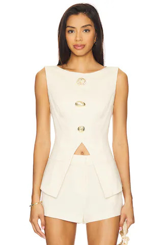 Shani Shemer Shani Top in Butter from Revolve.com | Revolve Clothing (Global)