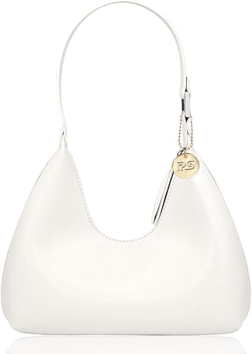 PS PETITE SIMONE Small Shoulder Bag for Women Everyday Purse Trendy Hobo bag Crescent Bag Structu... | Amazon (US)