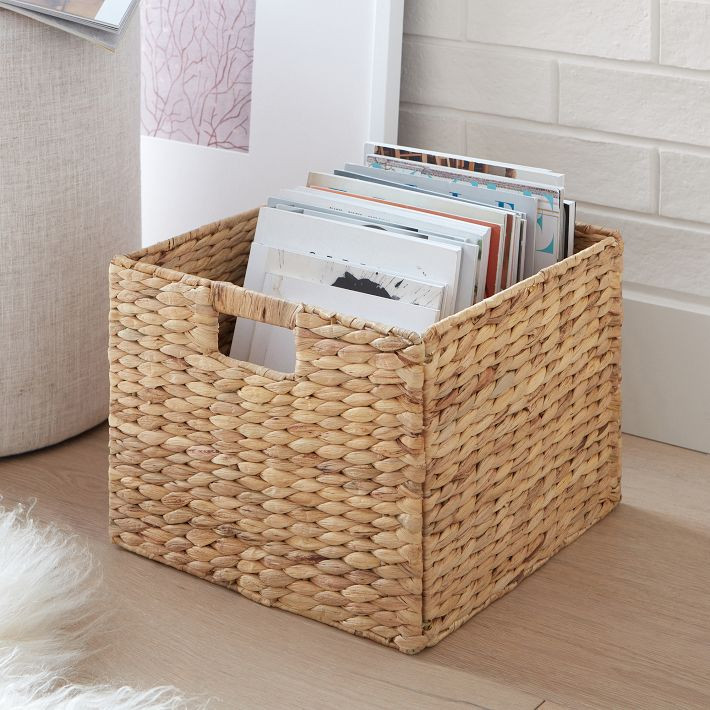 Hudson Woven Bin | Pottery Barn Teen