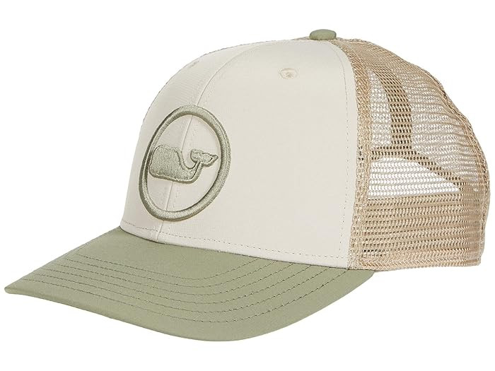 Vineyard Vines Whale Dot Performance Trucker (Beach House) Caps | Zappos