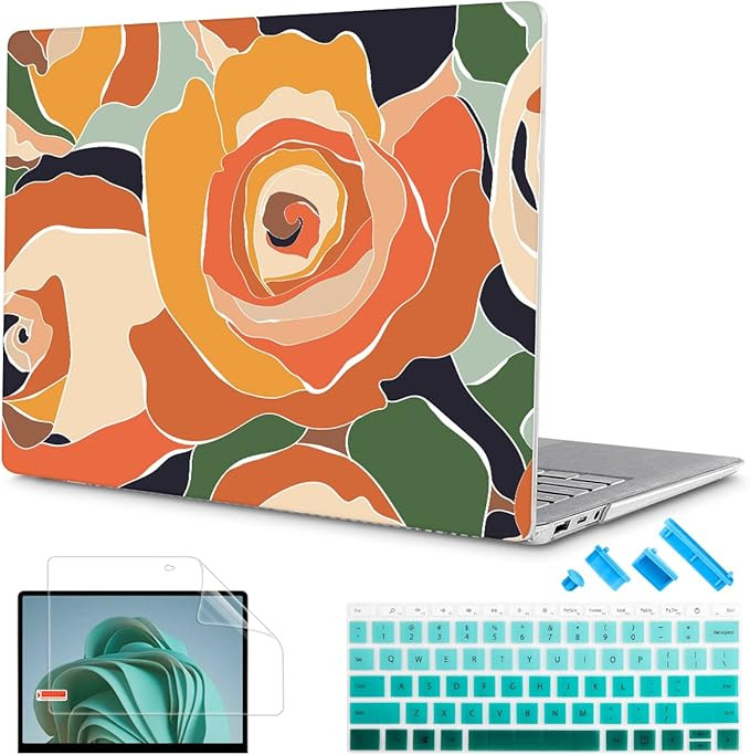 Mektron 13.5" Laptop 3/4/5 Case with Alcantara Palm Rest Microsoft Surface Laptop Cover 1867/1958... | Amazon (US)