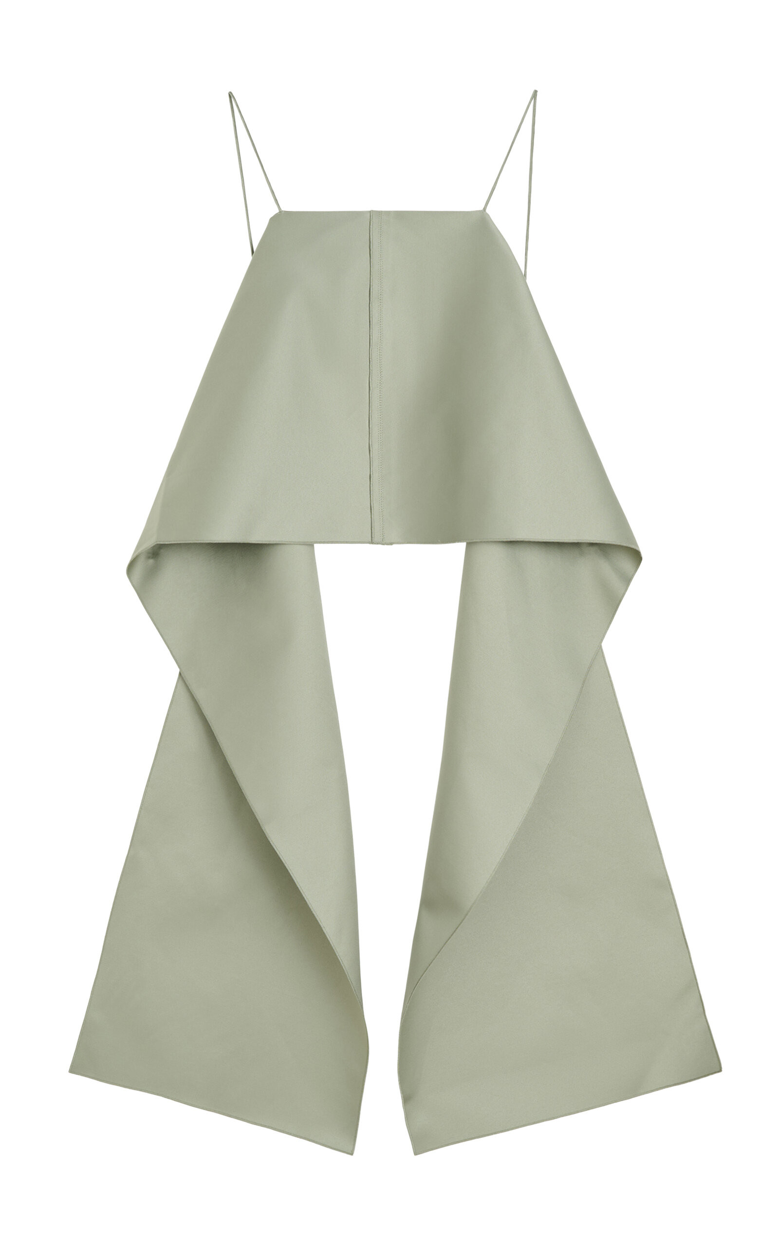 Trinola Train-Detailed Sateen Top | Moda Operandi (Global)
