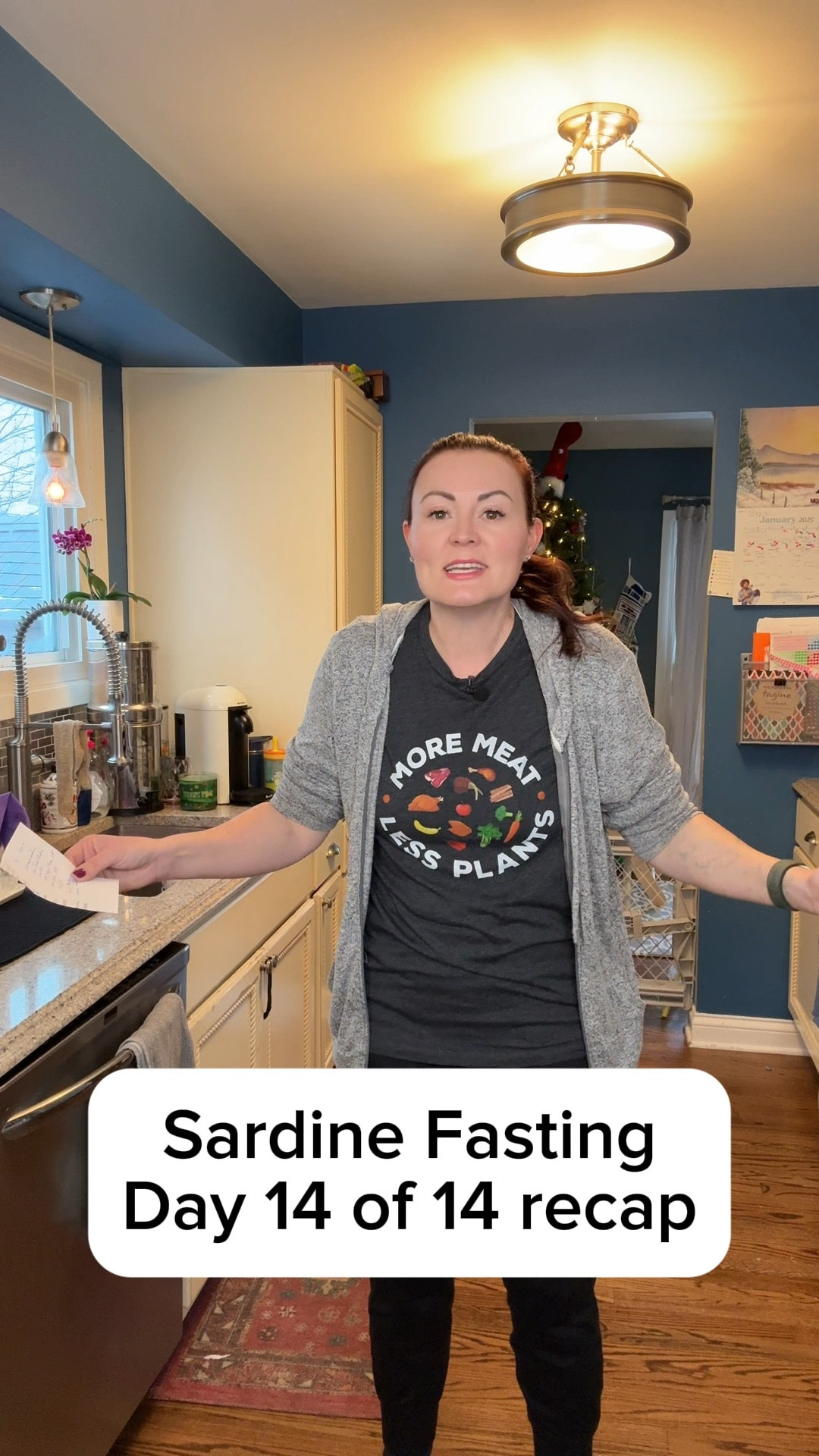 Day 14 of 14 sardine fasting, finally done! Down to 149.4. As far as exercise, I walked, did some strength training, stairmaster, steam room, and hot tub. I ate 3 cans of sardines, some shrimp, and some air fried canned sardines. My average glucose was 88. I got my DEXA scan and I will be getting my final bloodwork in a couple of days. I also picked up my 24 hour urine arsenic test and I will be doing that after 2 to 3 days of not eating sardines.

Be sure to subscribe to my YouTube channel for the full results video, including updated bloodwork, and DEXA scan. 😍#carnivore #carnivorediet #carnivorelifestyle #carnivorewoman #animalbased #meat #lchf #sardines #sardinefasting
