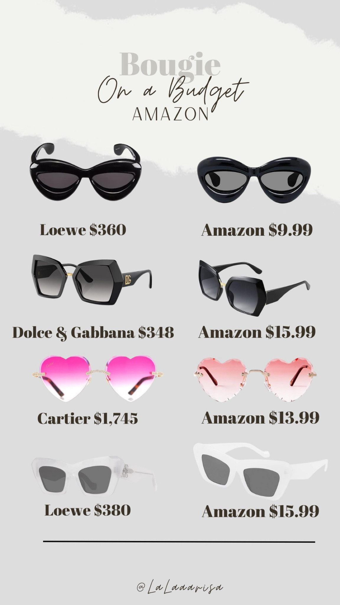 Designer inspired sunglasses for less

#LTKStyleTip #LTKSwim #LTKFindsUnder50