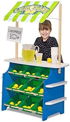 Melissa & Doug Wooden Grocery Store and Lemonade Stand - Reversible Awning, 9 Bins, Chalkboards | Amazon (CA)