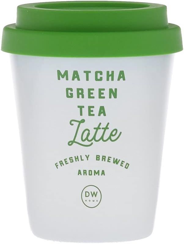 DW Home Latte Fresh Aroma Single Wick Candles with Lid (11.2 oz) (Matcha Green Tea Latte) | Amazon (US)