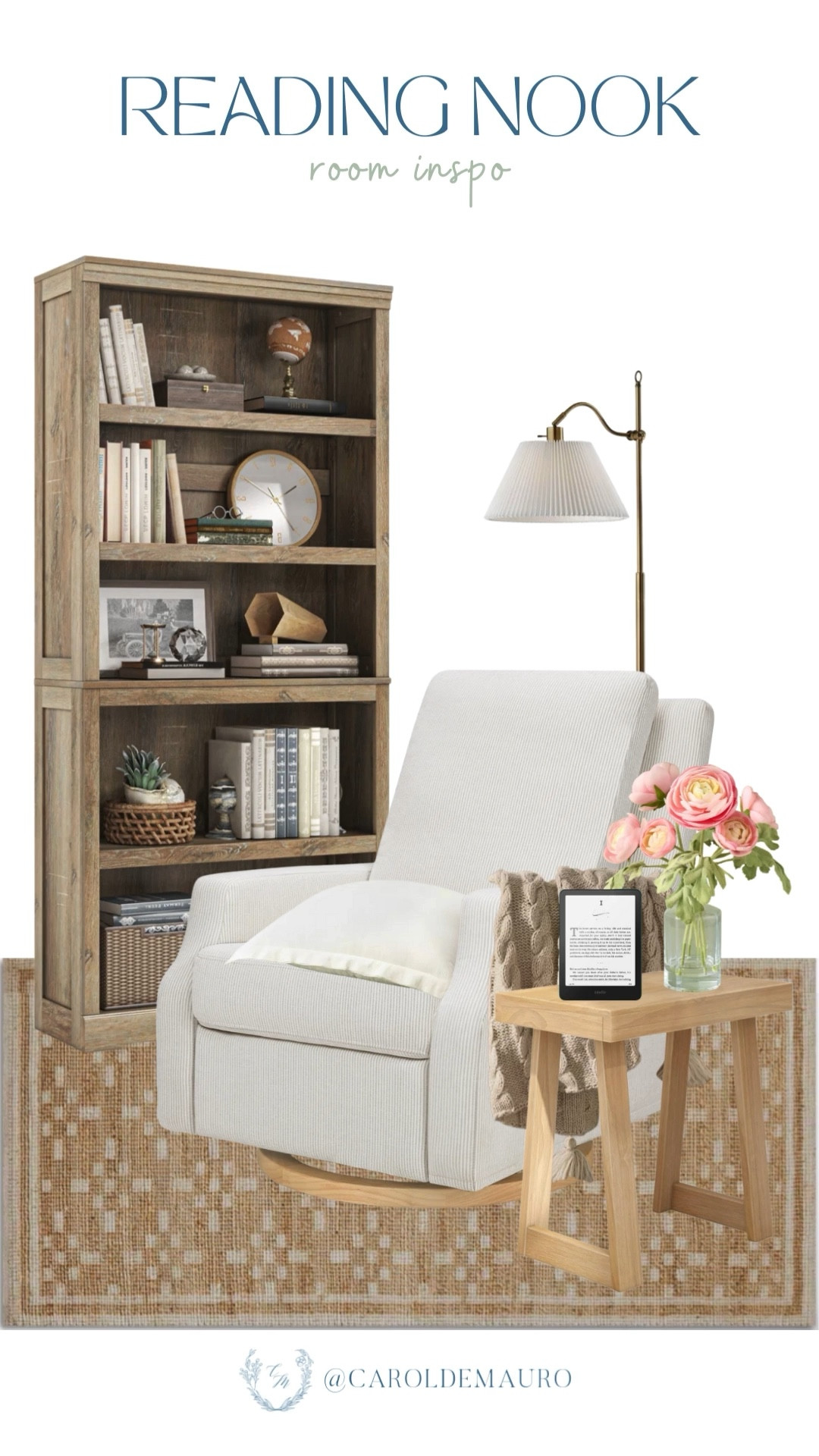 It's time for you to add this reading nook space to your home if you love reading that much! All you need is a cozy white recliner chair, book shelf, a floor lamp, and a side table to put your Kindle or to-be-read pile.

secondary seating, home library, book lover, interior design, hygge home, cozy vibes, dream library, neutral aesthetic

#LTKHome #LTKSeasonal #LTKU