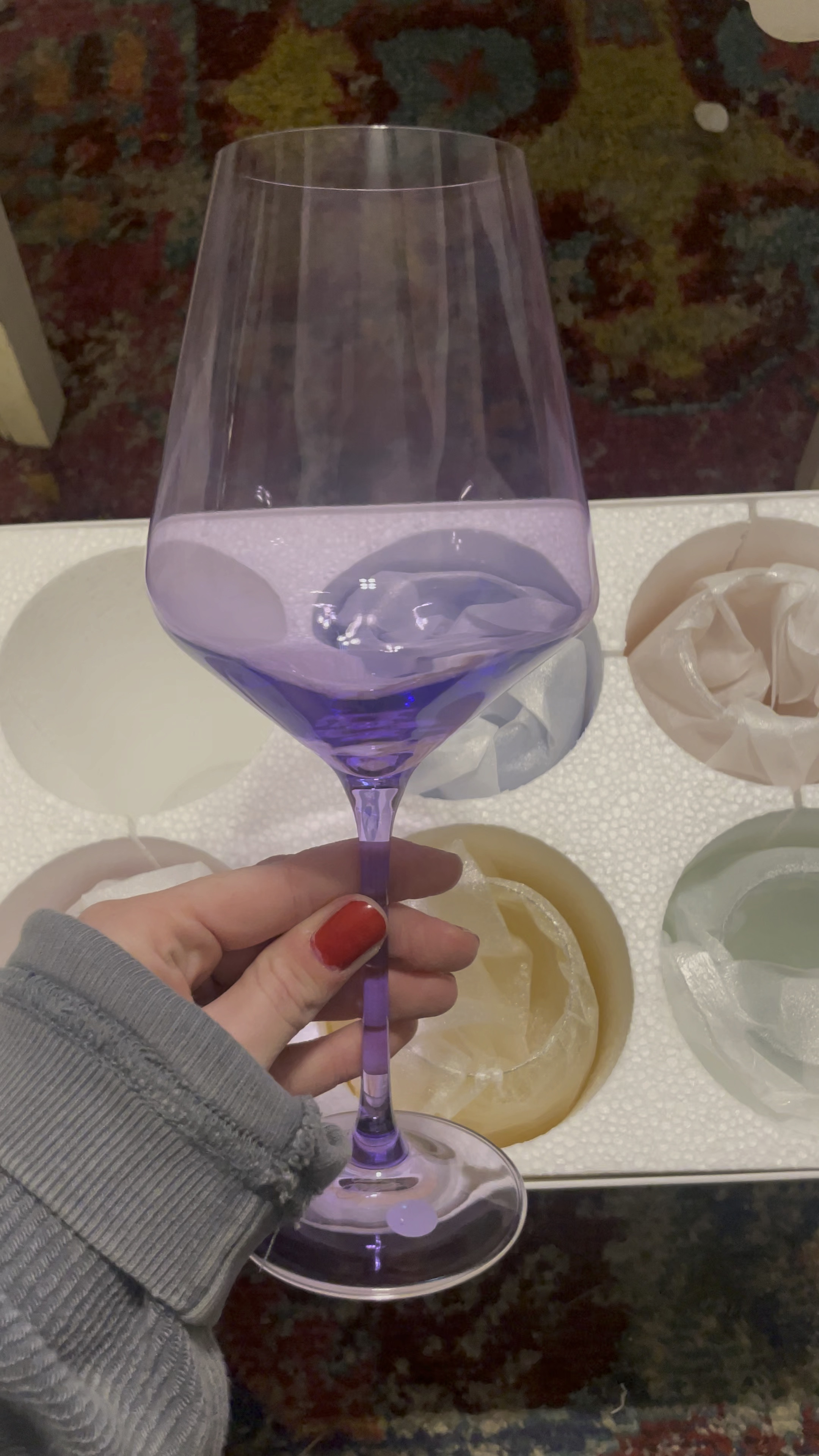 Estelle pastel colored wine glasses. Currently 20% off! 

#LTKhome #LTKsalealert