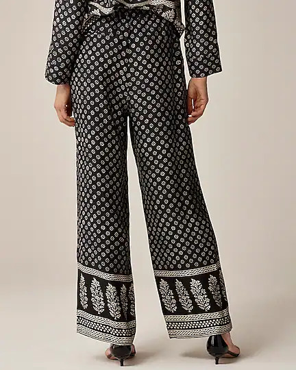 Cropped Stratus pant in block print | J. Crew US