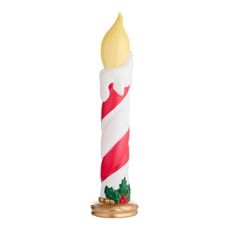 Red Blow Mold Candle, 42" | At Home