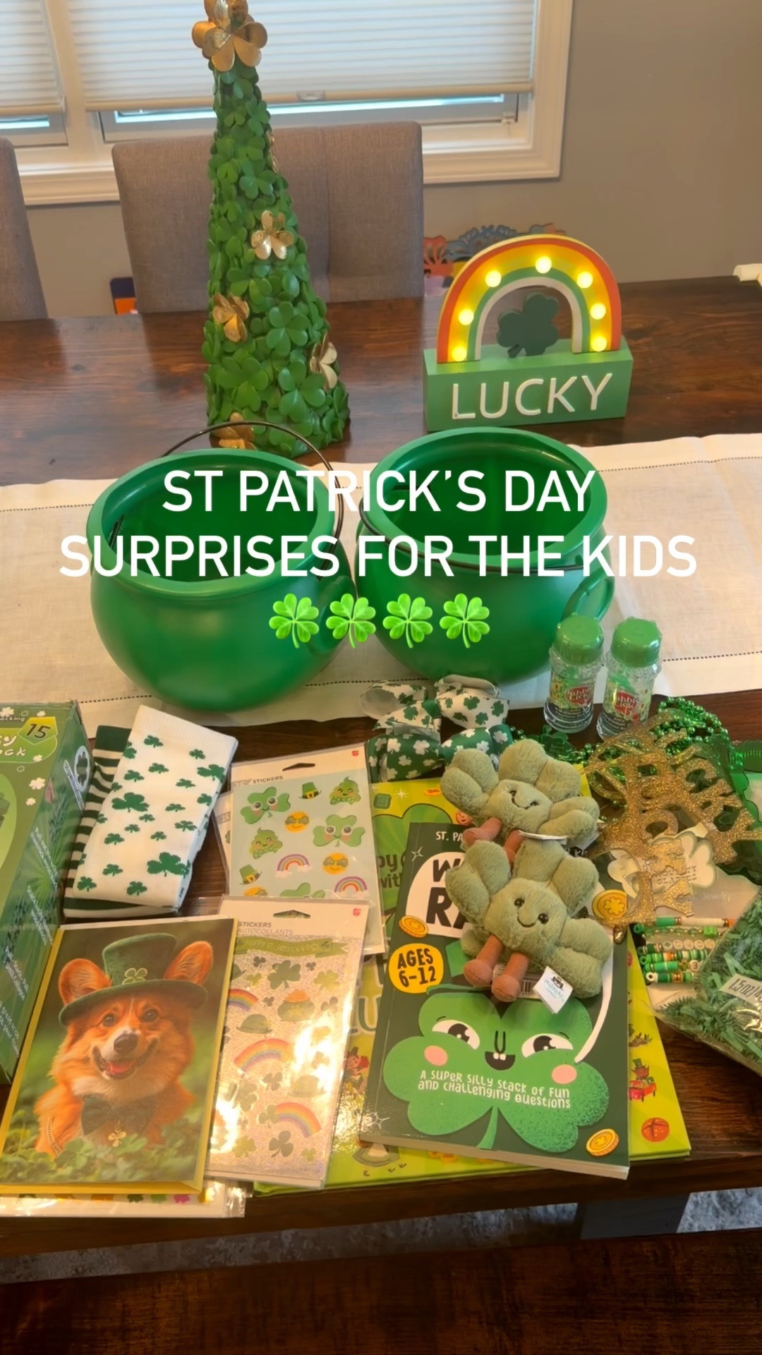St Patrick’s themed baskets for the kids. I love bringing joy to every holiday for my girls 🍀 It gives them something to look forward to and it adds some fun kid activities for them  Here’s what went in the basket this month 💚

#LTKHome #LTKKids #LTKmomlife