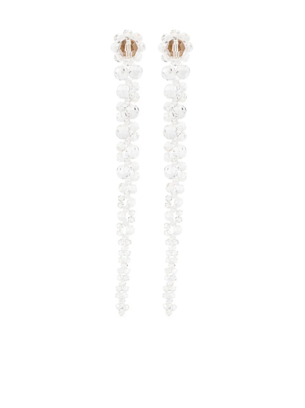 Simone Rocha Drip crystal-embellished Earrings - Farfetch | Farfetch Global