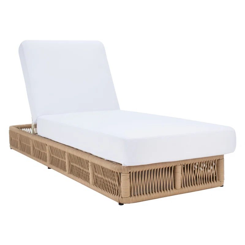 Langley 24.8'' Outdoor Fabric Chaise Lounge | Wayfair North America