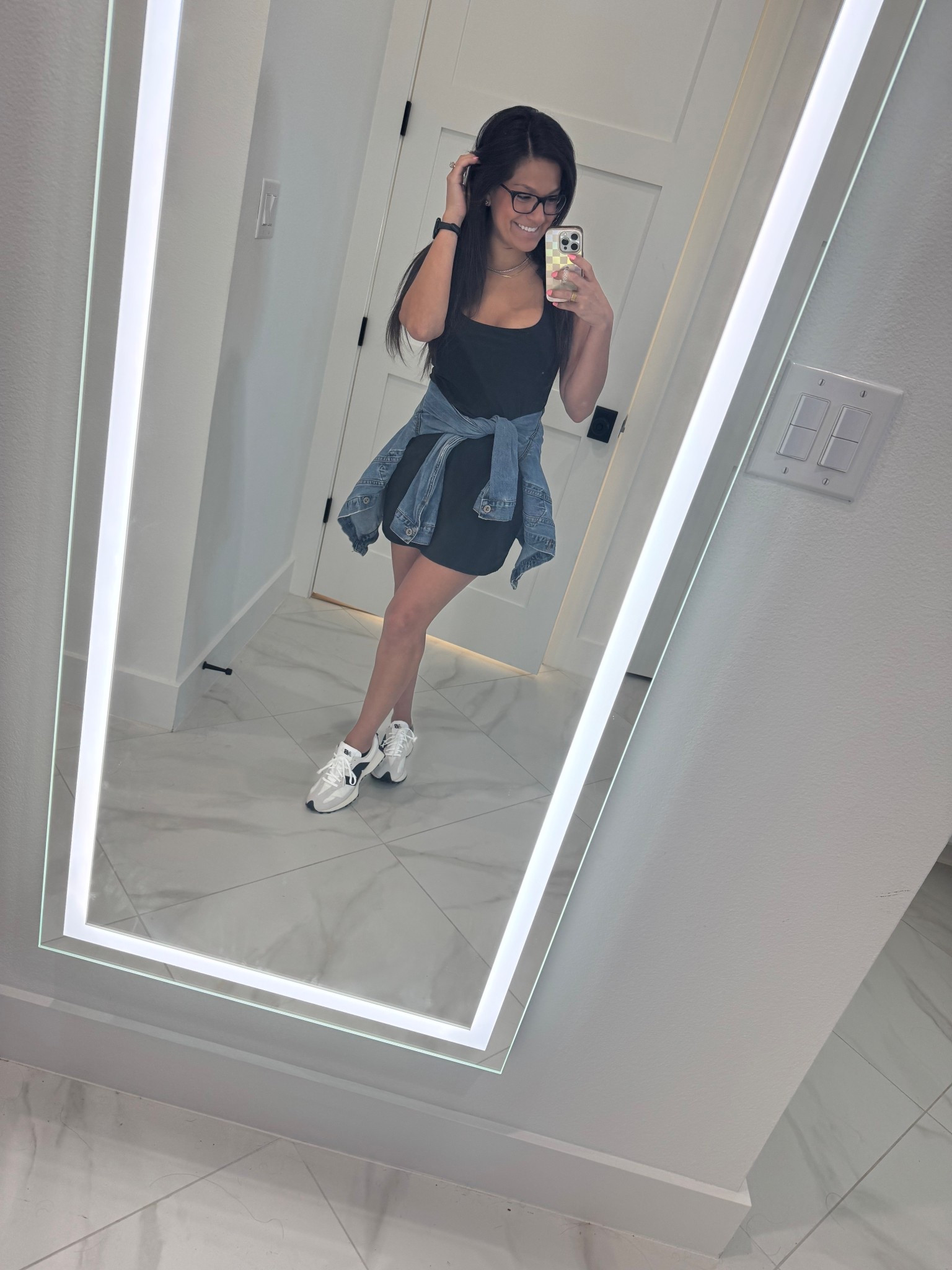 Mom Fit of the Day 🤍 Loving my Abercrombie travel dress paired with New Balance 327’s for the perfect comfy + chic look. Tied a denim jacket around my waist to channel fall vibes—even in this Texas heat 🔥🍂 Easy, effortless, and mom-approved 🙌 #MomOOTD

#LTKFinds #LTKStyle #MomStyle #OOTDMomLife #AbercrombieStyle #FallOutfitInspo #TexasFall #NewBalance327 #CasualChic #EffortlessStyle #LTKMom #FallStyleVibes

#LTKShoeCrush #LTKPetite #LTKActive