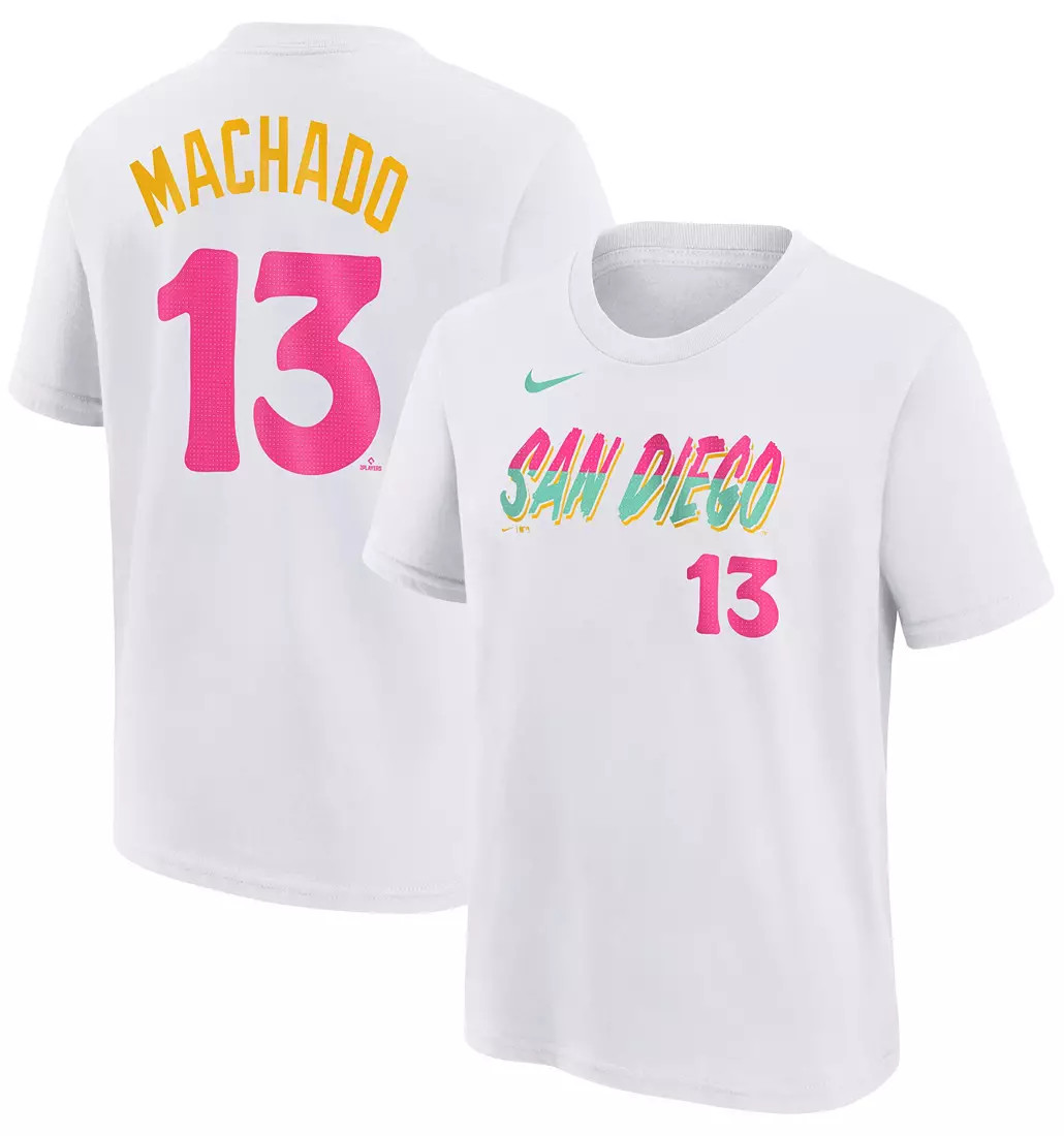 Nike Youth San Diego Padres Manny Machado #13 White T-Shirt | DICK'S Sporting Goods
