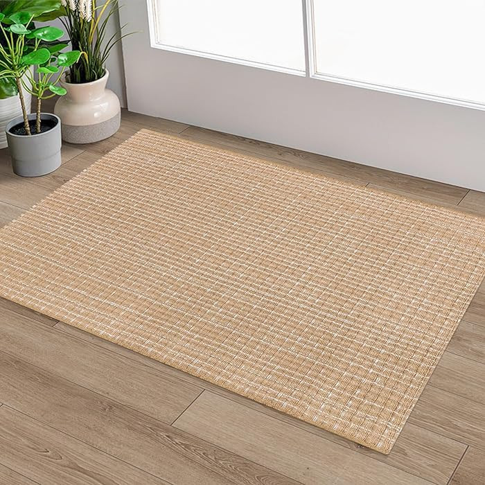 Indoor Door Mat 2x3 ft Small Area Rugs Washable Front Door Cotton Rugs Mat, Woven Throw Rug Farmh... | Amazon (CA)