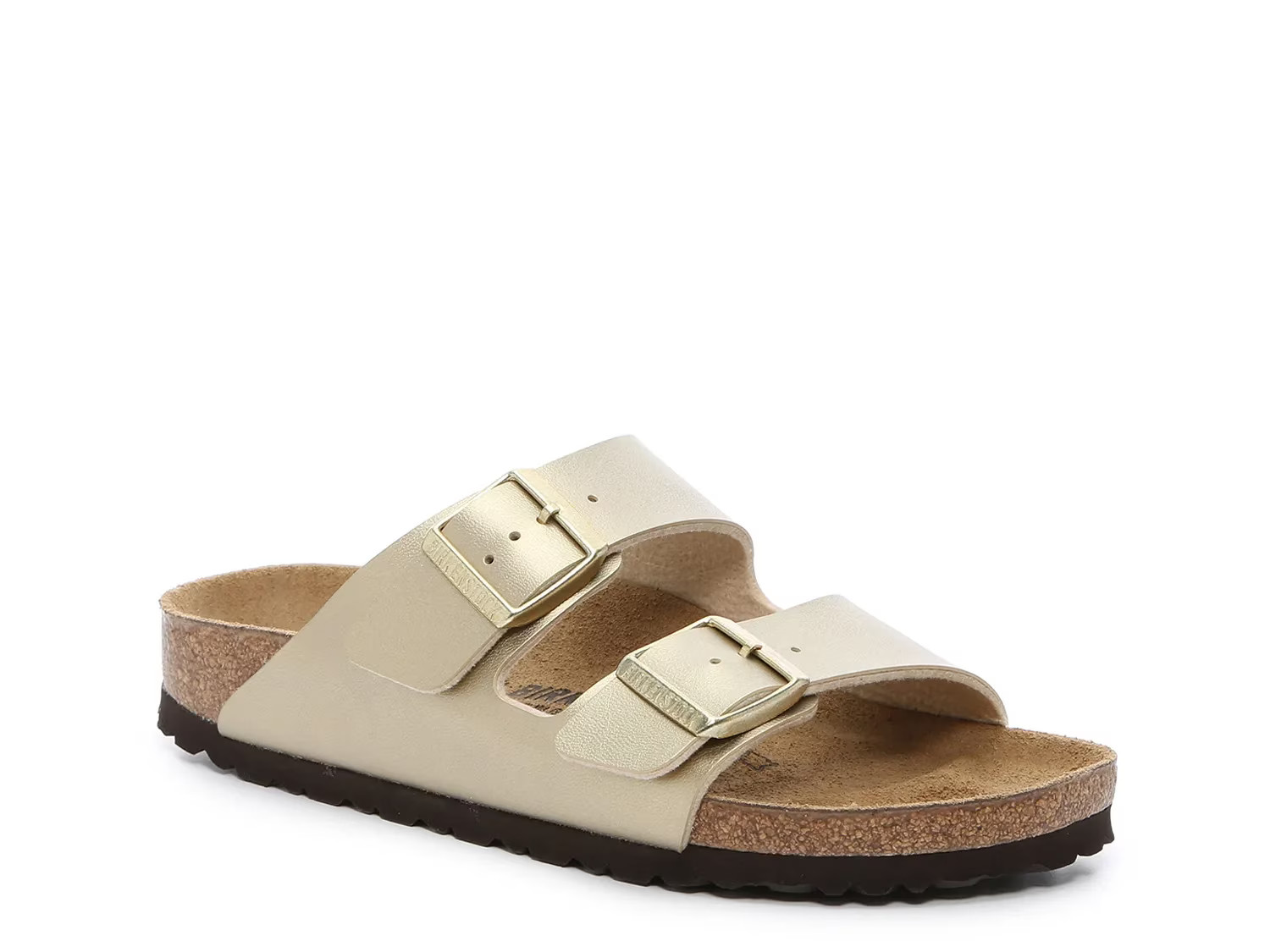 Birkenstock Arizona Slide Sandal | Women's | Gold Metallic | Size EU 36 / US Womens 5-5.5 / Mens 3-3 | DSW