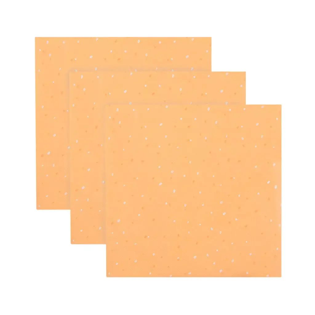 Tangerine Party Napkins | Ellie and Piper