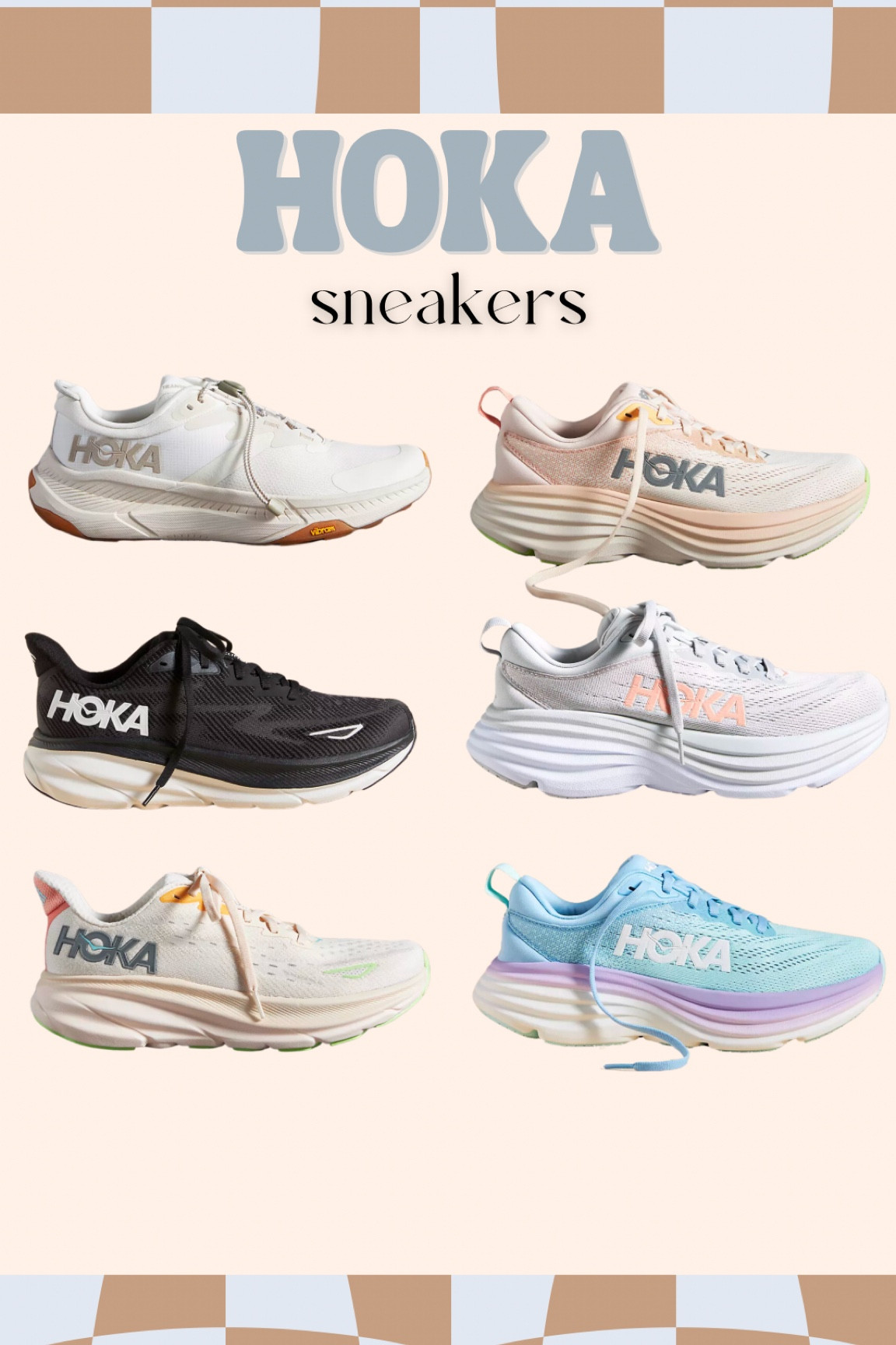 Hola sneakers in basic colors! 

#LTKfitness #LTKSpringSale #LTKSeasonal