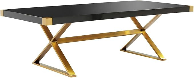 Amazon.com - TOV Furniture Adeline Black Lacquer Dining Table - Tables | Amazon (US)