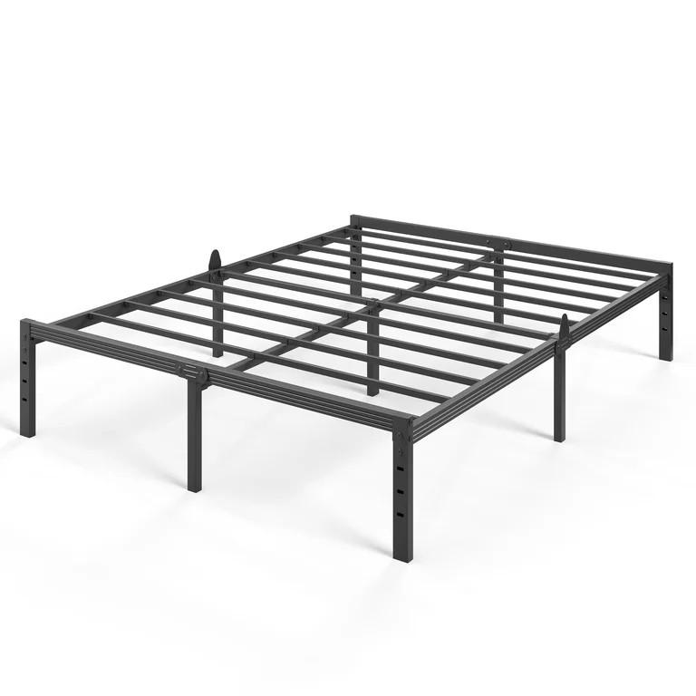 Auroral Zone 14 inch Queen Metal Platform Bed Frame, Heavy Duty Mattress Foundation, No Box Sprin... | Walmart (US)