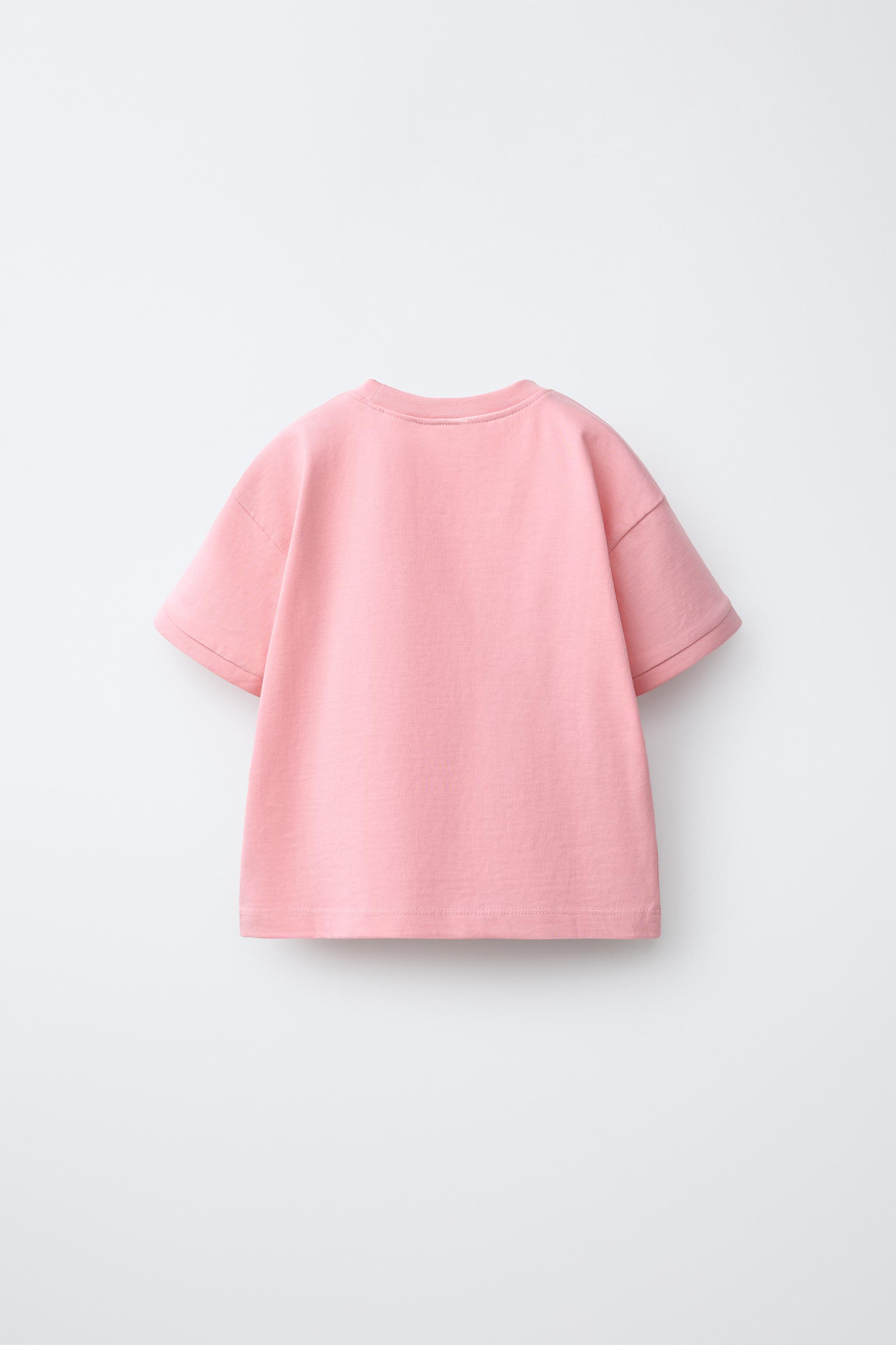 SHELL EMBROIDERED T-SHIRT | Zara US