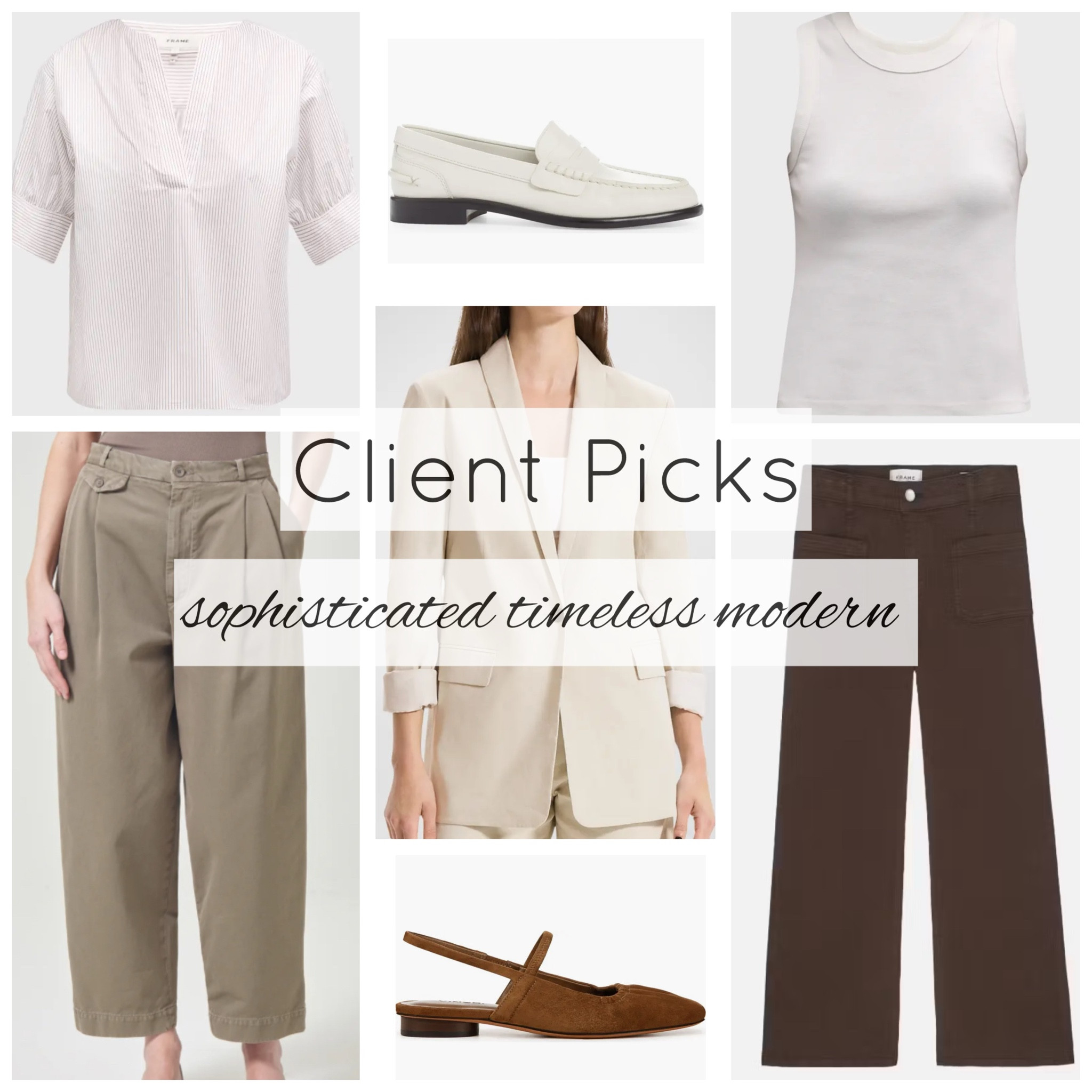 Love these basics for an elevated work wardrobe! 