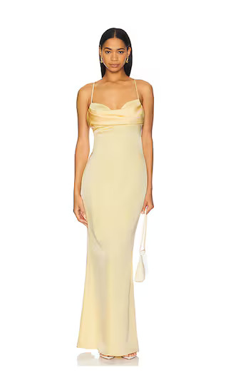Tara Gown in Butter Yellow | Revolve Clothing (Global)