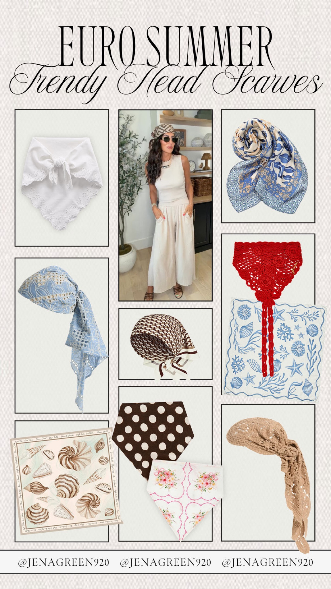 Head scarfs | Euro Summer Outfit | European Head Scarfs 

#LTKSeasonal #LTKootd