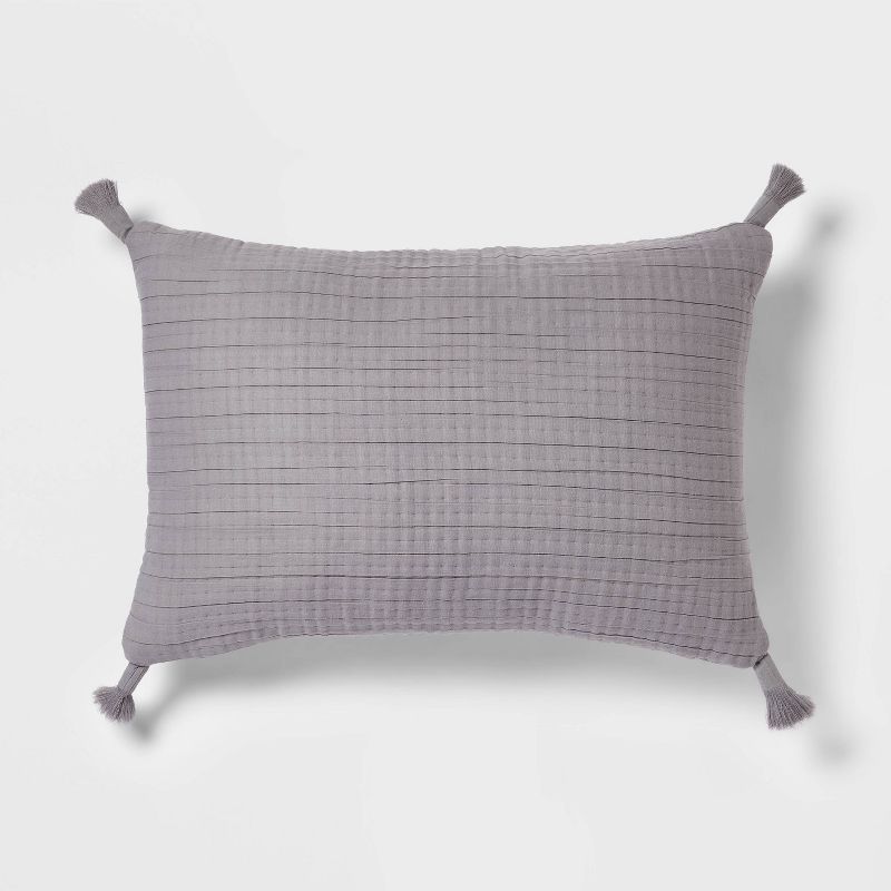 Oblong Double Cloth Decorative Throw Pillow - Threshold™ | Target