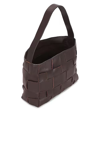 Woven Mini Tote in Chocolate | Revolve Clothing (Global)