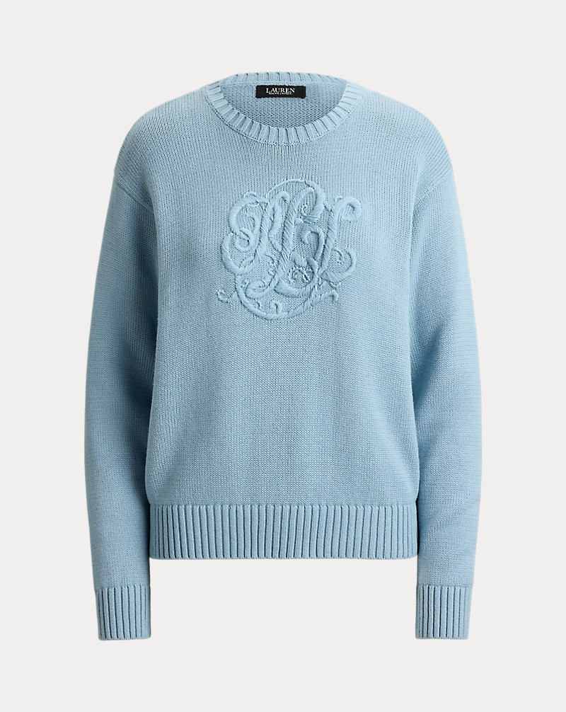 Embroidered-Logo Combed Cotton Jumper | Ralph Lauren (UK)