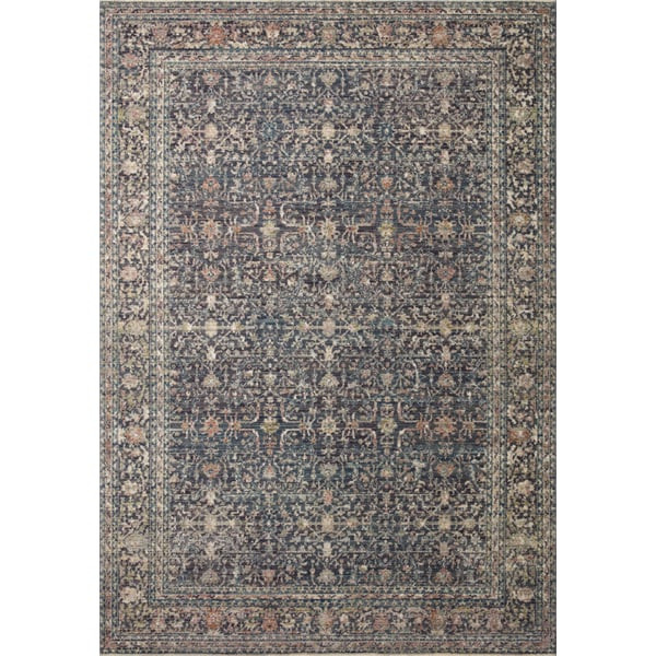 Bradbury BRU-01 Midnight/Teal/Pink Area Rug | Rugs Direct