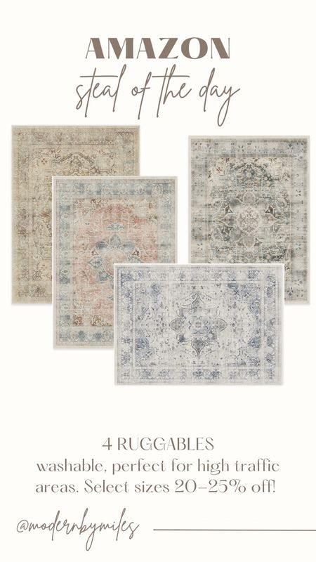 Gorgeous ruggables on mark down!
Deal of the Day!

Washable rugs, entry rug

#LTKfamily #LTKhome