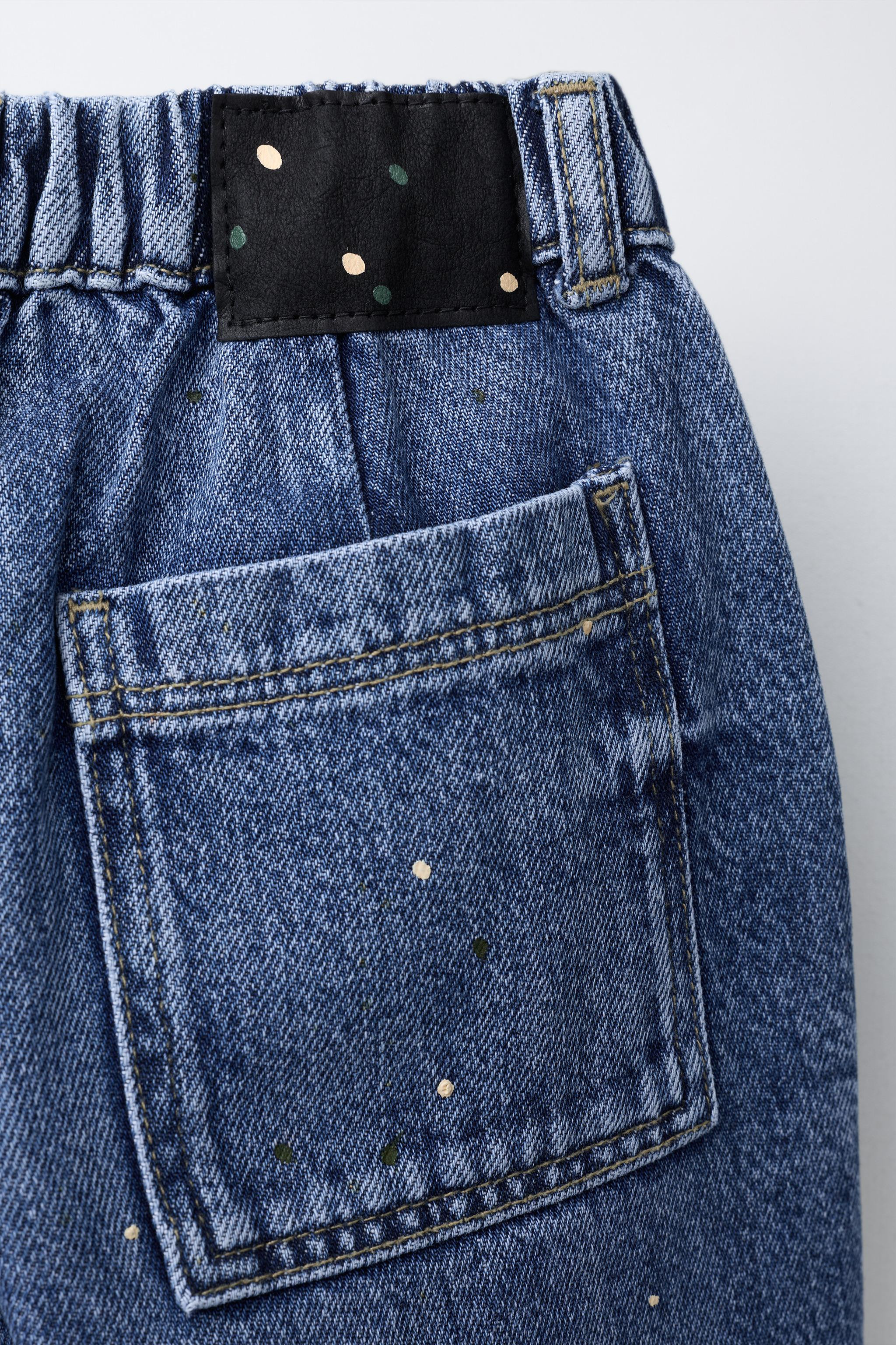 POLKA DOT BALLOON JEANS | Zara US