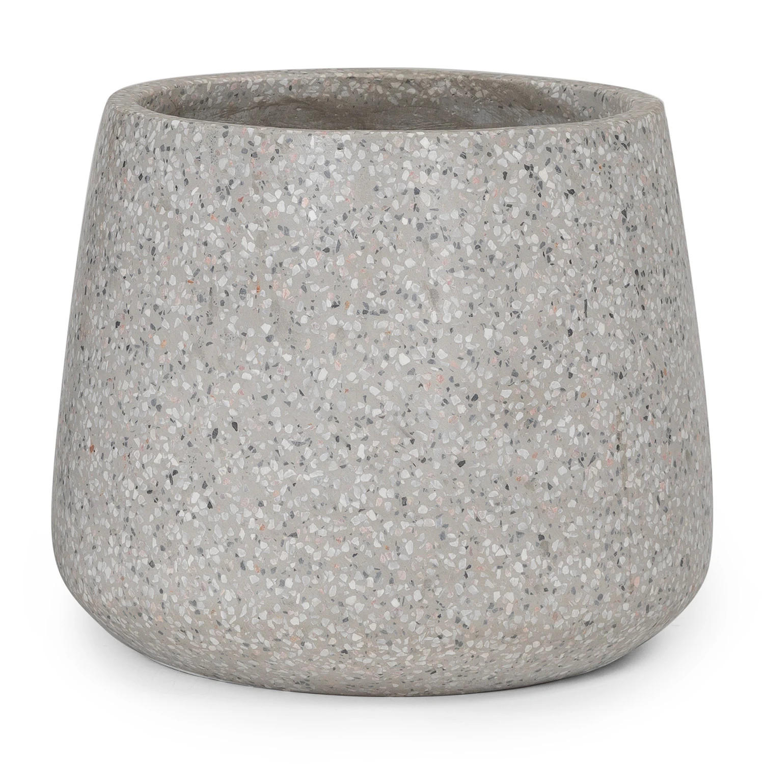 Tuva Narrow Indoor/Outdoor Planter - Gray Terrazzo | Article