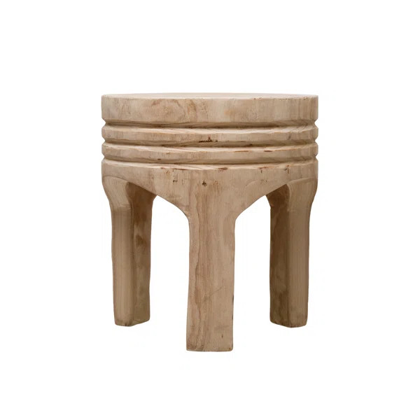 Satterlee Solid Wood Decorative Stool | Wayfair North America