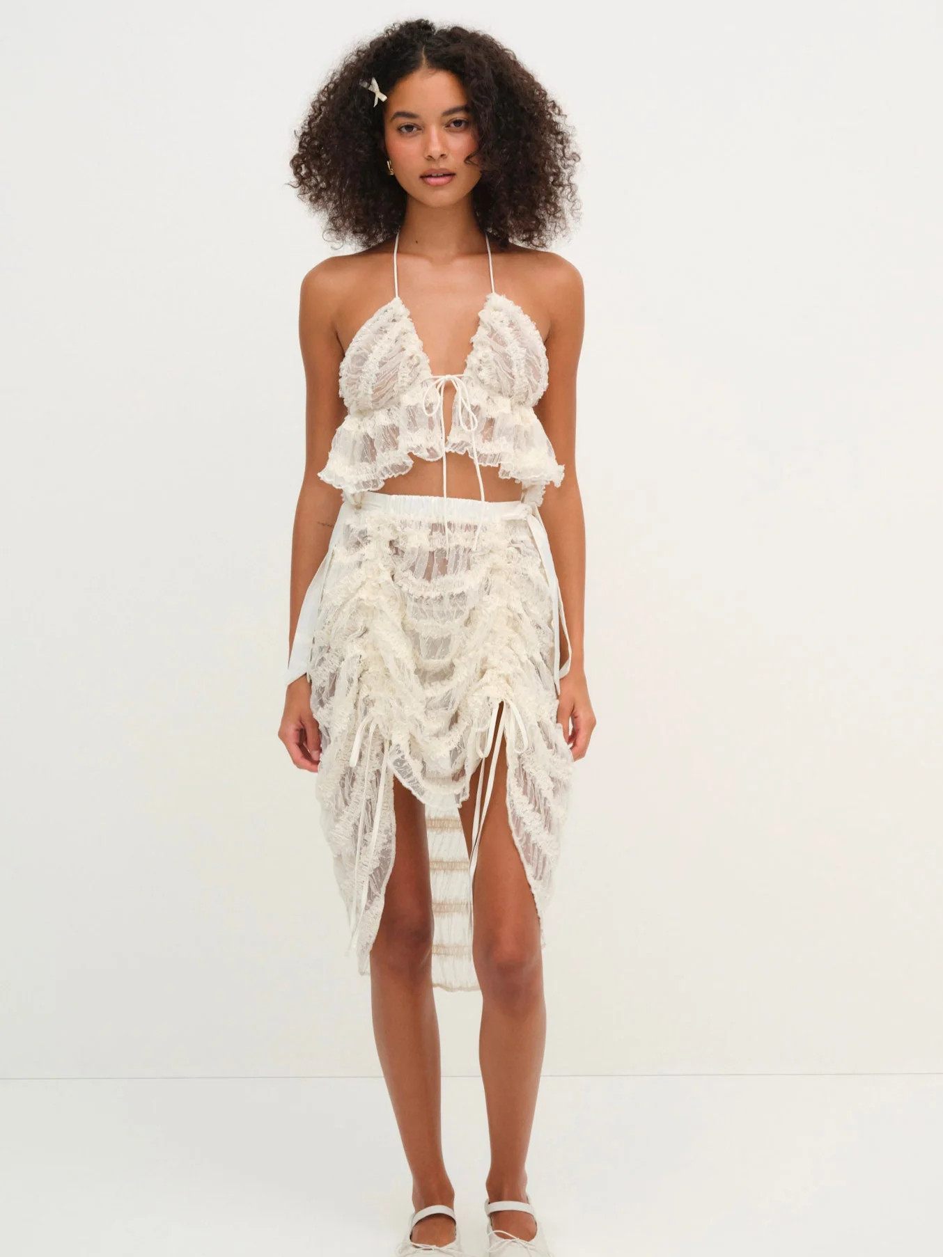 Romy Midi Slip Skirt | For Love & Lemons