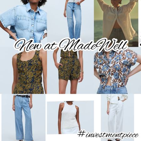 Linen sets. Fresh denim jackets. Jeans in so many ways- here’s what I’m loving in the new arrivals @madewell #investmentpiece 

#LTKstyletip #LTKSeasonal