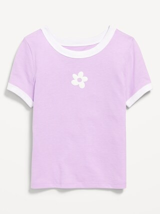 Short-Sleeve Graphic T-Shirt for Girls | Old Navy (CA)