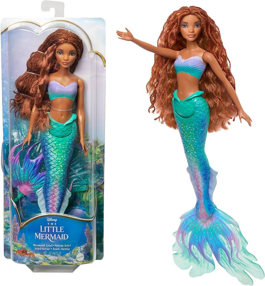 Mattel Disney the Little Mermaid Ariel Doll, Mermaid Fashion Doll with Signature Outfit, Toys Ins... | Amazon (US)