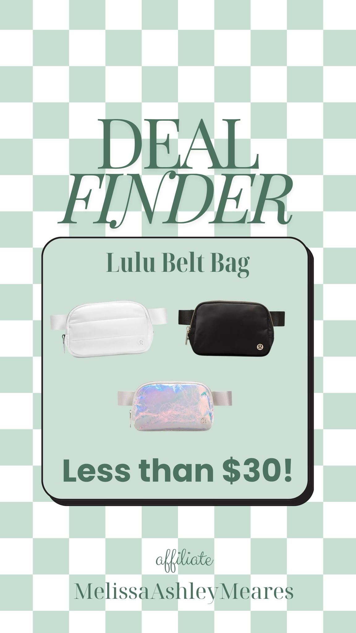 Lululemon's popular belt bag is half off today - less than $30! Select colors and styles.

Athletic gear, workout clothes, 

#LTKStyleTip #LTKFindsUnder50