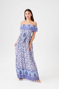 Belted Off-the-Shoulder Maxi Dress | Forever 21 (US)