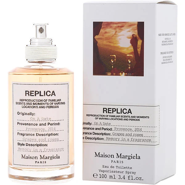 Replica On A Date Eau De Toilette Spray 3.4 oz | Fragrance Net
