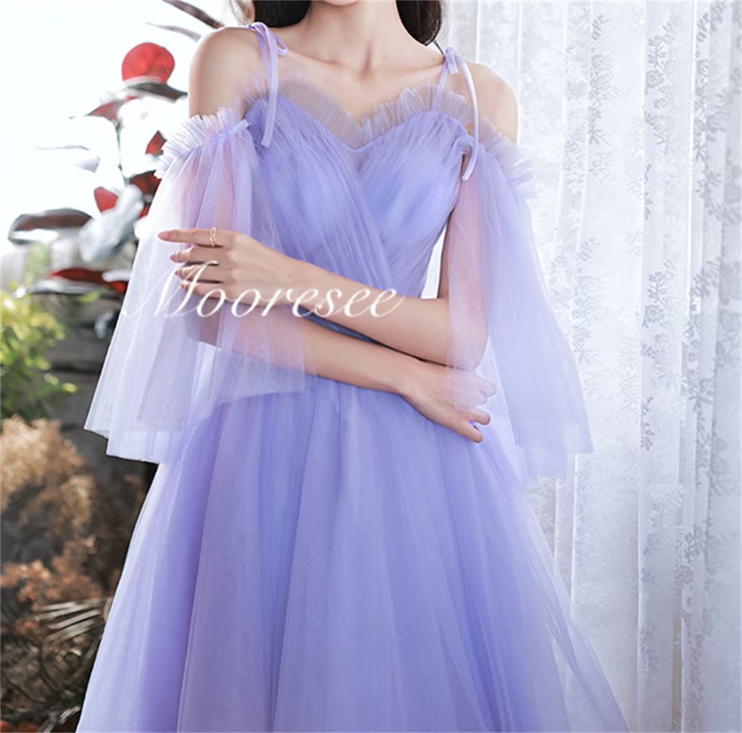Lilac Tulle Short Prom Gown Fairy Purple Short Dress Bridesmaid Dress Girls Prom Dress Evening Dr... | Etsy (US)
