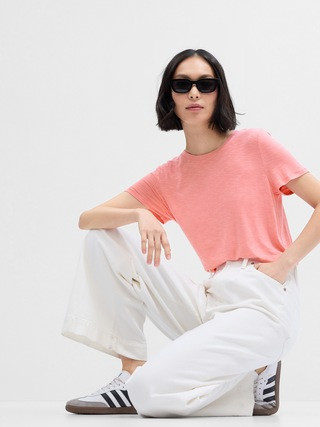 Luxe Crewneck T-Shirt | Gap Factory