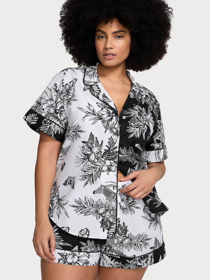 Cotton Short Pajama Set | Victoria's Secret (US / CA )